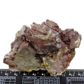 Hematiet kwarts uit Zambia met donkerrode kleur