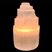 Selenite lamp 15 cm
