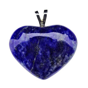 Hanger van Lapis Lazuli met zilveren oogje