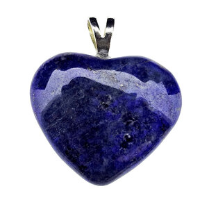 Hanger van Lapis Lazuli met zilveren oogje