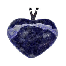 Hanger van Lapis Lazuli met zilveren oogje