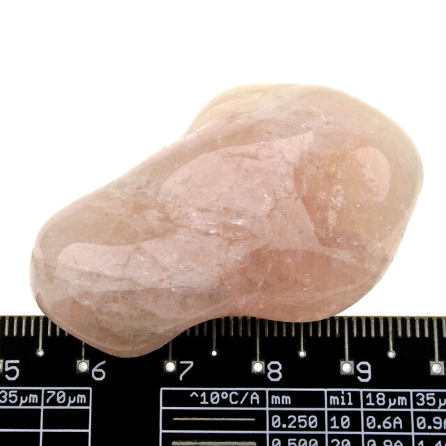 Wunderschöner, getrommelter Morganit