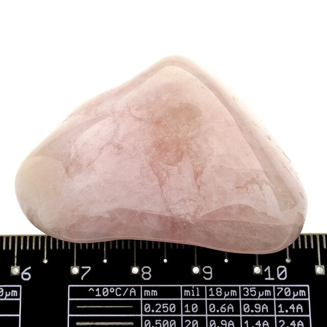 Wunderschöner, getrommelter Morganit