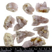 Kaktus oder Spirituosenquarz mit Amethyst