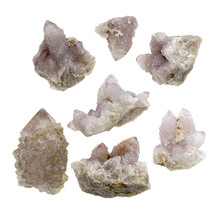 Cactus or spirit quartz with amethyst