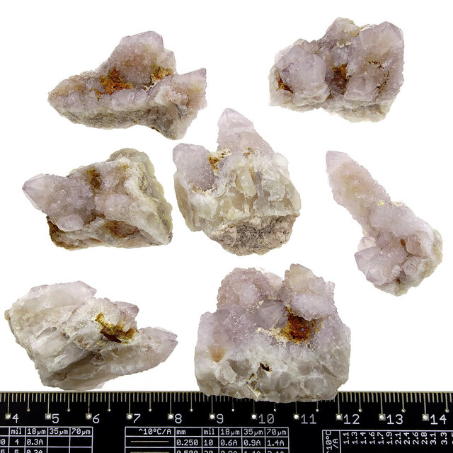 Cactus or spirit quartz with amethyst