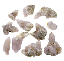 Cactus or spirit quartz with amethyst