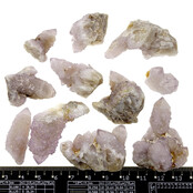 Cactus or spirit quartz with amethyst