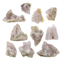 Cactus or spirit quartz with amethyst