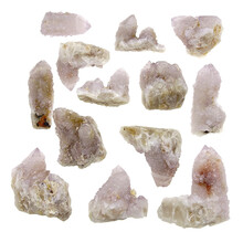 Cactus or spirit quartz with amethyst