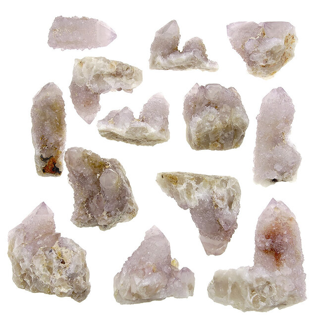 Kaktus oder Spirituosenquarz mit Amethyst