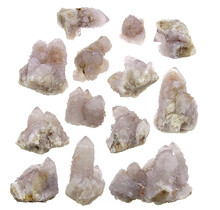 Kaktus oder Spirituosenquarz mit Amethyst