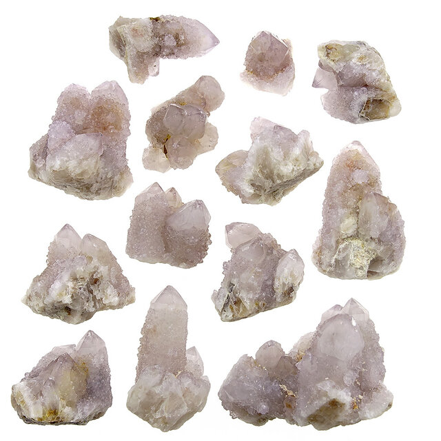 Kaktus oder Spirituosenquarz mit Amethyst