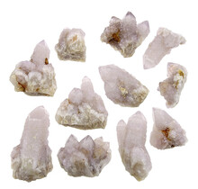 Cactus or spirit quartz with amethyst