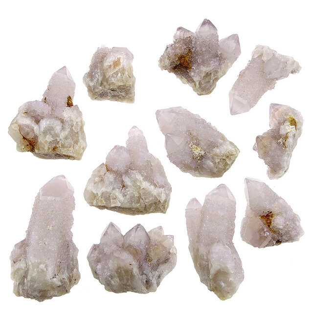 Cactus or spirit quartz with amethyst