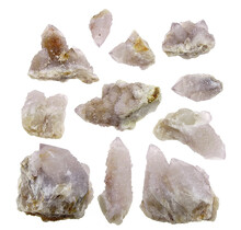 Cactus or spirit quartz with amethyst