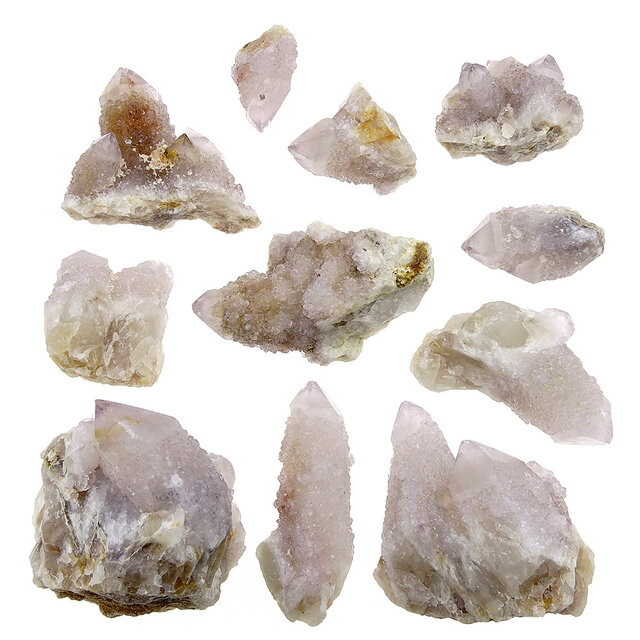 Cactus or spirit quartz with amethyst