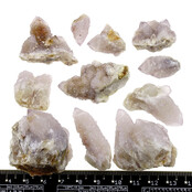 Cactus or spirit quartz with amethyst