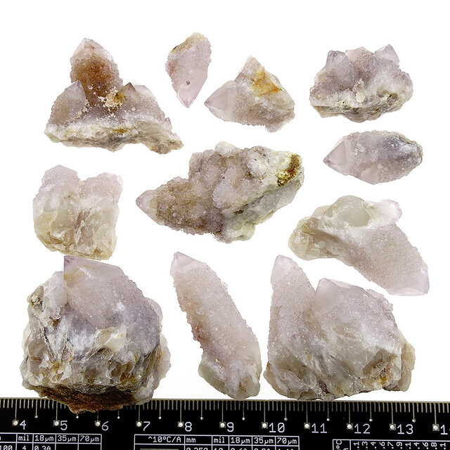 Kaktus oder Spirituosenquarz mit Amethyst