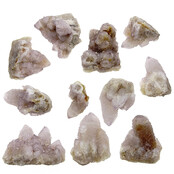 Kaktus oder Spirituosenquarz mit Amethyst