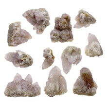 Cactus or spirit quartz with amethyst