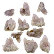 Kaktus oder Spirituosenquarz mit Amethyst