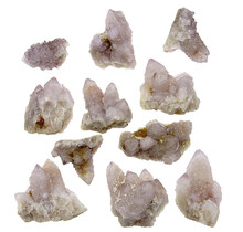 Kaktus oder Spirituosenquarz mit Amethyst