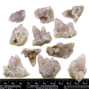 Cactus or spirit quartz with amethyst