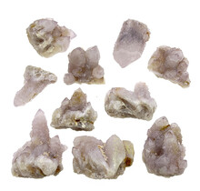 Kaktus oder Spirituosenquarz mit Amethyst