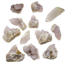 Cactus or spirit quartz with amethyst