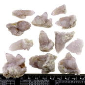 Cactus or spirit quartz with amethyst