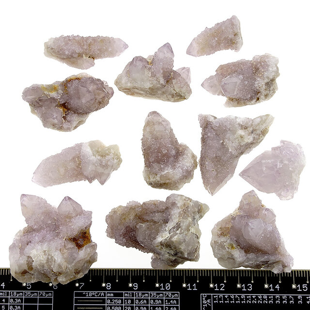 Kaktus oder Spirituosenquarz mit Amethyst