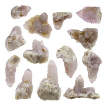 Cactus or spirit quartz with amethyst