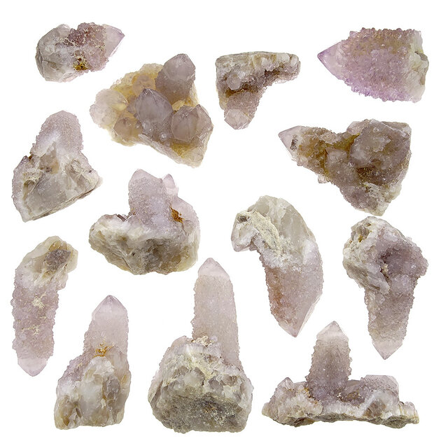 Cactus or spirit quartz with amethyst