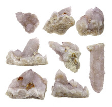 Kaktus oder Spirituosenquarz mit Amethyst