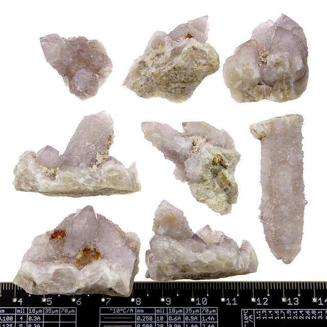 Kaktus oder Spirituosenquarz mit Amethyst