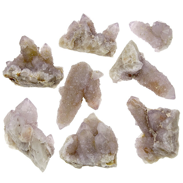 Cactus or spirit quartz with amethyst