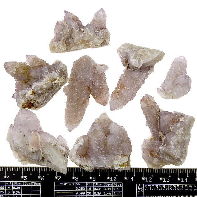 Kaktus oder Spirituosenquarz mit Amethyst