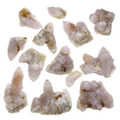 Kaktus oder Spirituosenquarz mit Amethyst