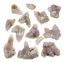 Kaktus oder Spirituosenquarz mit Amethyst