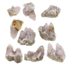 Cactus or spirit quartz with amethyst