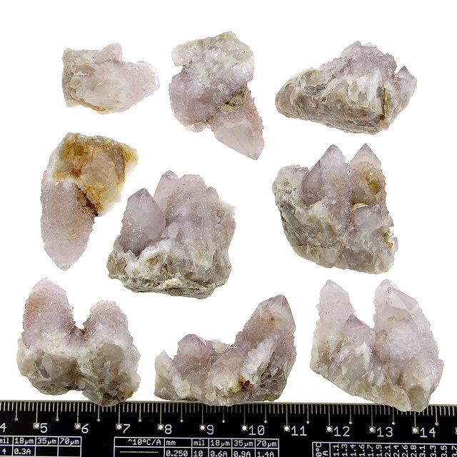 Cactus or spirit quartz with amethyst