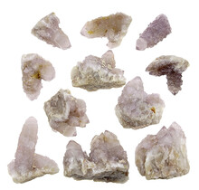Kaktus oder Spirituosenquarz mit Amethyst
