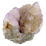 Kaktus oder Spirituosenquarz mit Amethyst