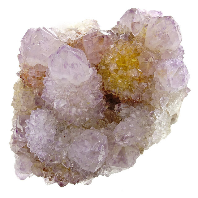 Kaktus oder Spirituosenquarz mit Amethyst