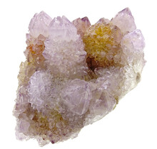 Kaktus oder Spirituosenquarz mit Amethyst