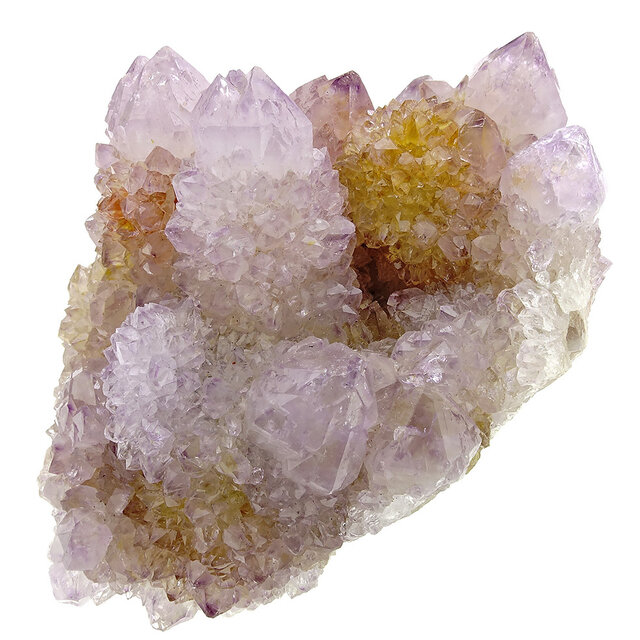Kaktus oder Spirituosenquarz mit Amethyst