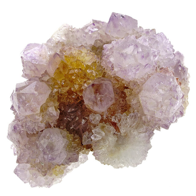 Cactus or spirit quartz with amethyst