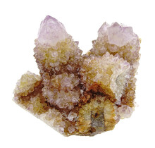 Kaktus oder Spirituosenquarz mit Amethyst