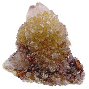 Cactus or spirit quartz with amethyst